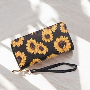 Sunflower Print Women's Wallet